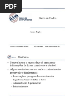Banco de Dados - Modulo 0 - Introducao-Historico