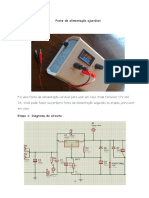 Fonte de Alimentação Ajustável