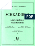 Schradieck - School of Violin Technics - Book I