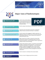 MajorUsesofRadioisotopes IDPH Rad Health PDF
