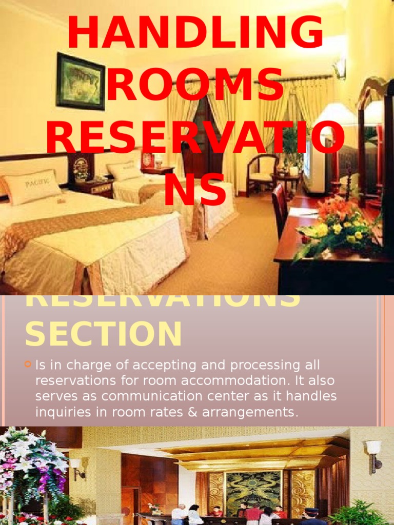Room Reservation Handling Guide | PDF | Travel Agency | Business