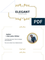 Elegant Free Powerpoint Presentation Template