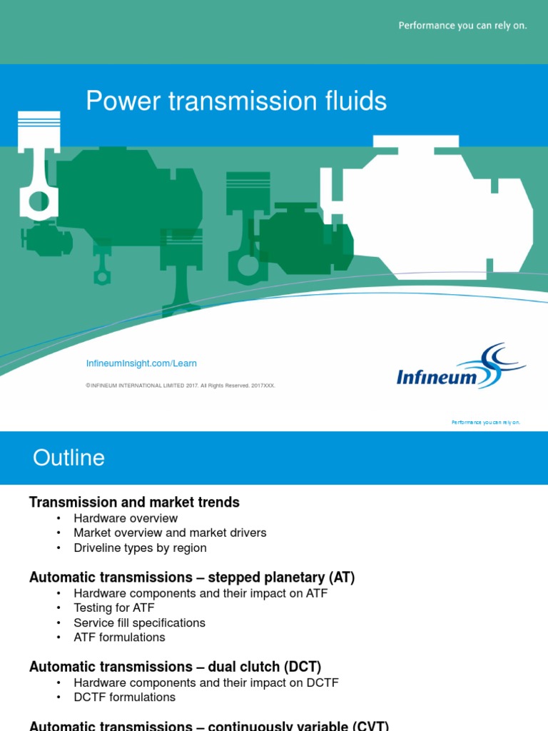 Infineum Insight ATF PDF Automatic Transmission Transmission