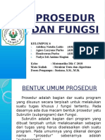 Prosedur & Fungsi - Kel-6