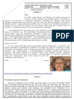 Dia Internacional da Mulher e escritora Fernanda Lopes de Almeida