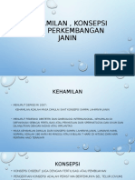 Kehamilan, Konsepsi Dan Perkembangan Janin