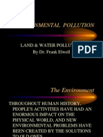 Environmental Pollution of Water and Land: Causes and Impacts