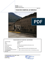 Tasación comercial de inmueble en Huari, Ancash