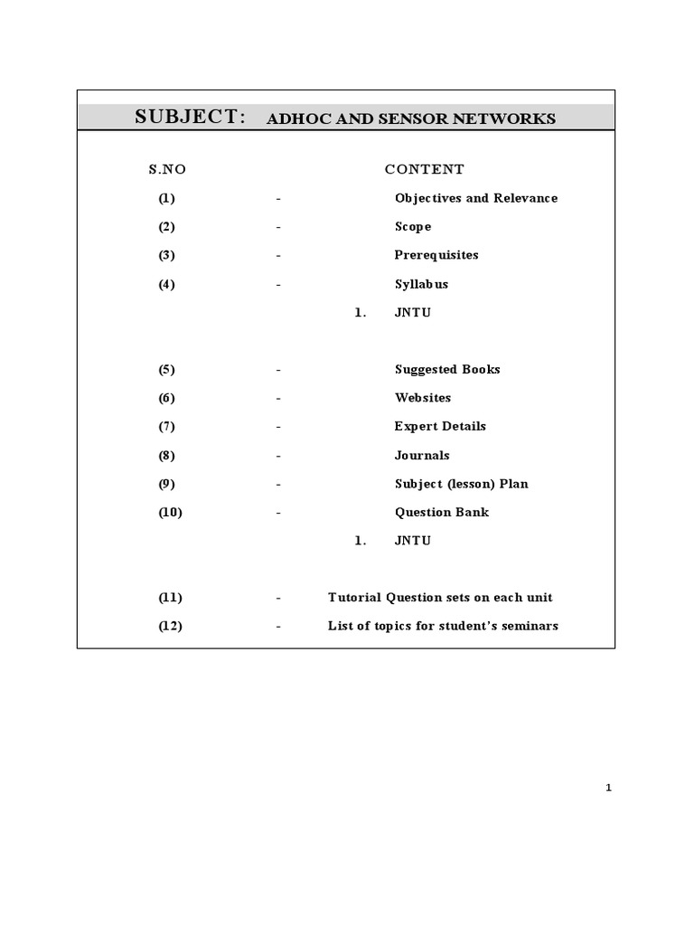 Ad Hoc & Wireless Sensor Networks Guide | PDF | Wireless Ad Hoc Network ...
