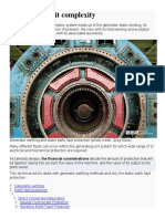 Generator Earthing and Stator Earth Fault Protection