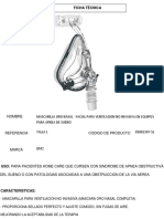 Ficha Tecnica Mascara Oronasal PDF