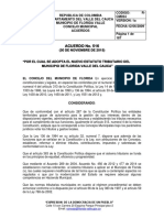 Acuerdo 516 NUEVO ESTATUTO TRIBUTARIO DE FLORIDA V. 2015 PDF