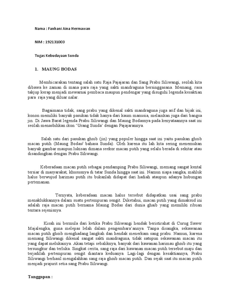 Legenda Mistis Sunda | PDF, image size:768x1024