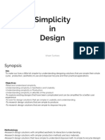 Simplicity in Design
