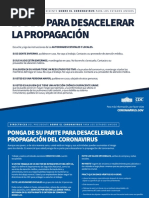 Coronavirus Guidelines SPANISH