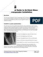 Professional Guide to 2x12mm Transponder Installation