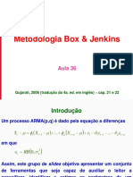 Aula 36 - ST III - Metodologia Box and Jenkins