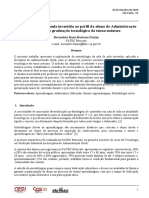 Adaptando A Sala de Aula Invertida Ao Perfil Do Aluno de Administração Geral de Um Curso de Graduação Tecnológica Do Turno Noturno PDF