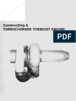 Constructing A Turbocharger Turbojet Engine
