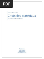 Choix Des Materiaux-1