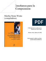 Stone - Wiske - Enseñanza para La Comprensión PDF