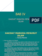 Bab Iv Hakikat Manusia Menurut Islam