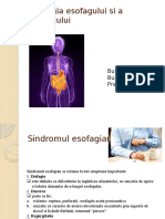 Patologia esofagului si a stomacului