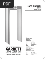 Garrett CS 5000 Manual