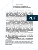 Specifičnost Teatrografije PDF