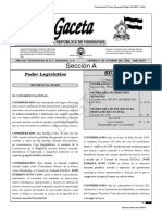2019 - GACETA- Decreto Nº  61-2019 Reformas a Ley de Transporte Terrestre