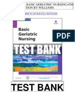 Basic Geriatric Nursing 6th Williams Test Bank