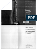 Carlos Marti Aris - Variaciones de La Identidad PDF