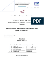 Amelioration Des Indicateurs D - BOUGHABA Anas - 3477 PDF