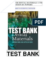 Dental Materials 11th Powers Test Bank
