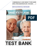 Ebersole Hess Toward Healthy Aging 9th Touhy Test Bank
