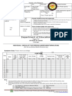Enhanced Covid Individual Monitoring Sheet