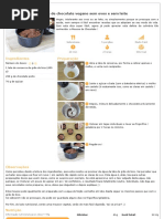 Mousse de chocolate vegano sem ovos e sem leite, Receita Petitchef - Imprimir