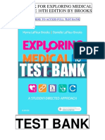 Exploring Medical Language 10th Brooks Test Bank