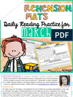 March Comprehension Mats Complete