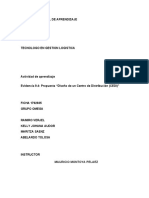 Evidencia 9.4 Propuesta "Diseño de Un Centro de Distribución (CEDI) "