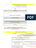 Instrucciones de Llenado