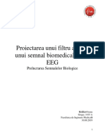 Proiectarea Unui Filtru Aplicat Unui Semnal Biomedical de Tip EEG - Prelucrarea Semnalelor Biologice