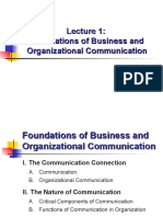 EN3165 - LT1 (Foundations of Bus & Org Comm) Presentation For Edit