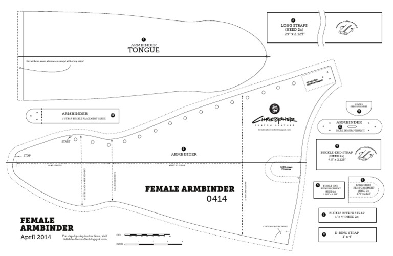 DIY Female Armbinder Instructions | PDF | Notions (Sewing)