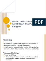 Religion and Social Institutions in the Caribbean