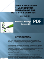 Curso Aplicacion de Rsa Dcto 977 y Dcto 594.