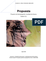 Proyecto Aerotopografia Arauco, Essbio S.A. Aprobada