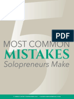 5 Mistakes Solopreneurs Make