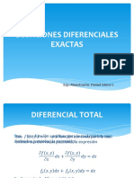 ECUACIONES DIFERENCIALES EXACTAS - PPSX