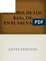 Historia de Los Bancos de El Salvador